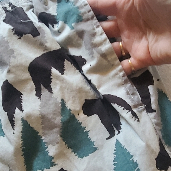 L.L. Bean Comfort Stretch Woven Sleep Pants Sz. XL Flint Bear NWT - Picture 9 of 13